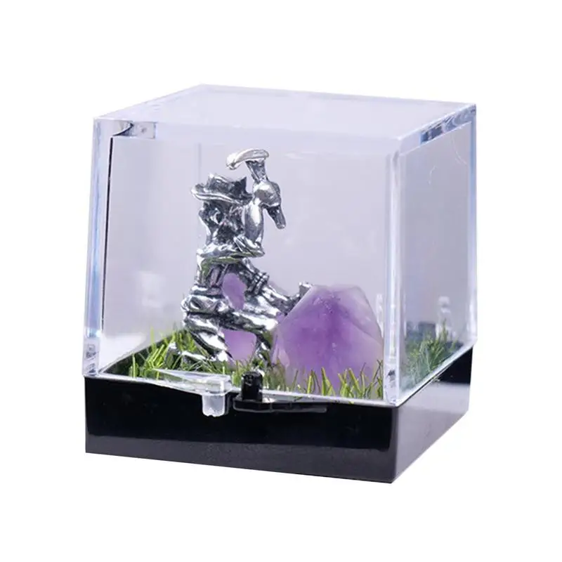 Natural Amethyst Stone Miniature Miner Landscape Ornaments Energy Gemstone Statue Lucky Figurine Home Craft Decor
Natural Amethyst Stone Miniature Miner Landscape Ornaments Energy Gemstone Statue Lucky Figurine Home Craft Decor