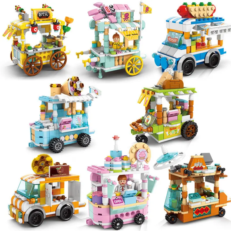 188pcs Ideas Mini Street View Food Stand Building Blocks Toys Small Particle Building Blocks Model Children's Birthday Gifts
188pcs Ideas Mini Street View Food Stand Building Blocks Toys Small Particle Building Blocks Model Children's Birthday Gifts