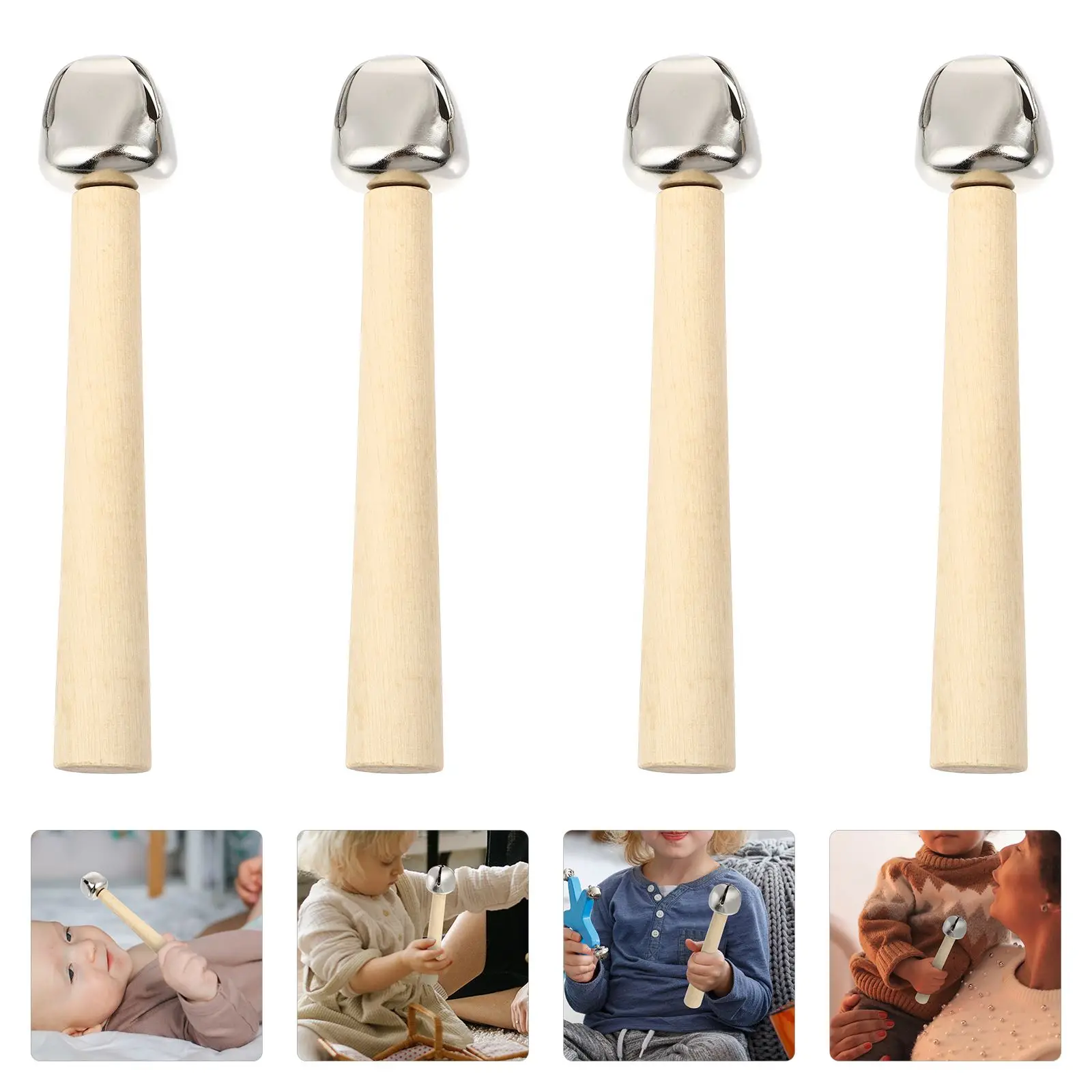 4pcs Orff Musical Instrument Kindergarten Early Education Music Teaching Aids Baby Hand Rattle Wooden Infant Shaker Toys
4pcs Orff Musical Instrument Kindergarten Early Education Music Teaching Aids Baby Hand Rattle Wooden Infant Shaker Toys