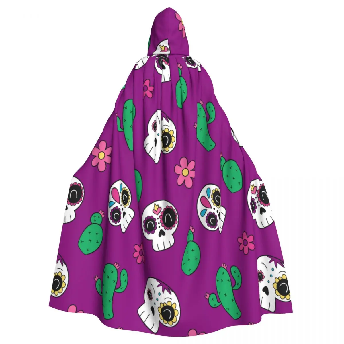 Unisex Witch Party Reversible Hooded Adult Vampires Cape Cloak Skulls And Cactus
Unisex Witch Party Reversible Hooded Adult Vampires Cape Cloak Skulls And Cactus