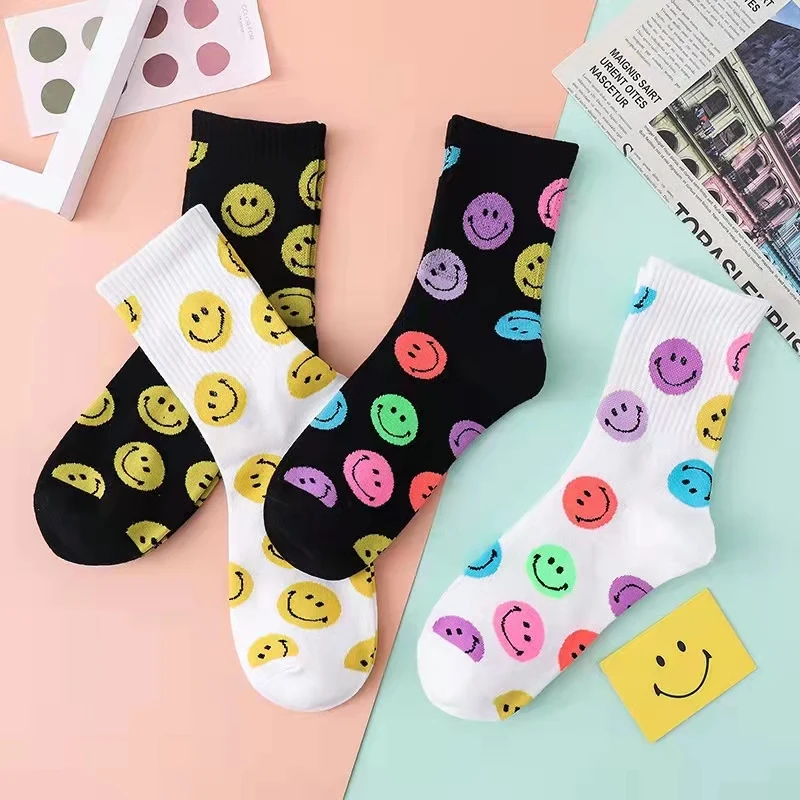 Women Funny Cotton Socks Kawaii Cute Cartoon Big Smiley Face Girl Socks Japanese Harajuku Worsted Crew Fashion Happy Woman Sox
Women Funny Cotton Socks Kawaii Cute Cartoon Big Smiley Face Girl Socks Japanese Harajuku Worsted Crew Fashion Happy Woman Sox
