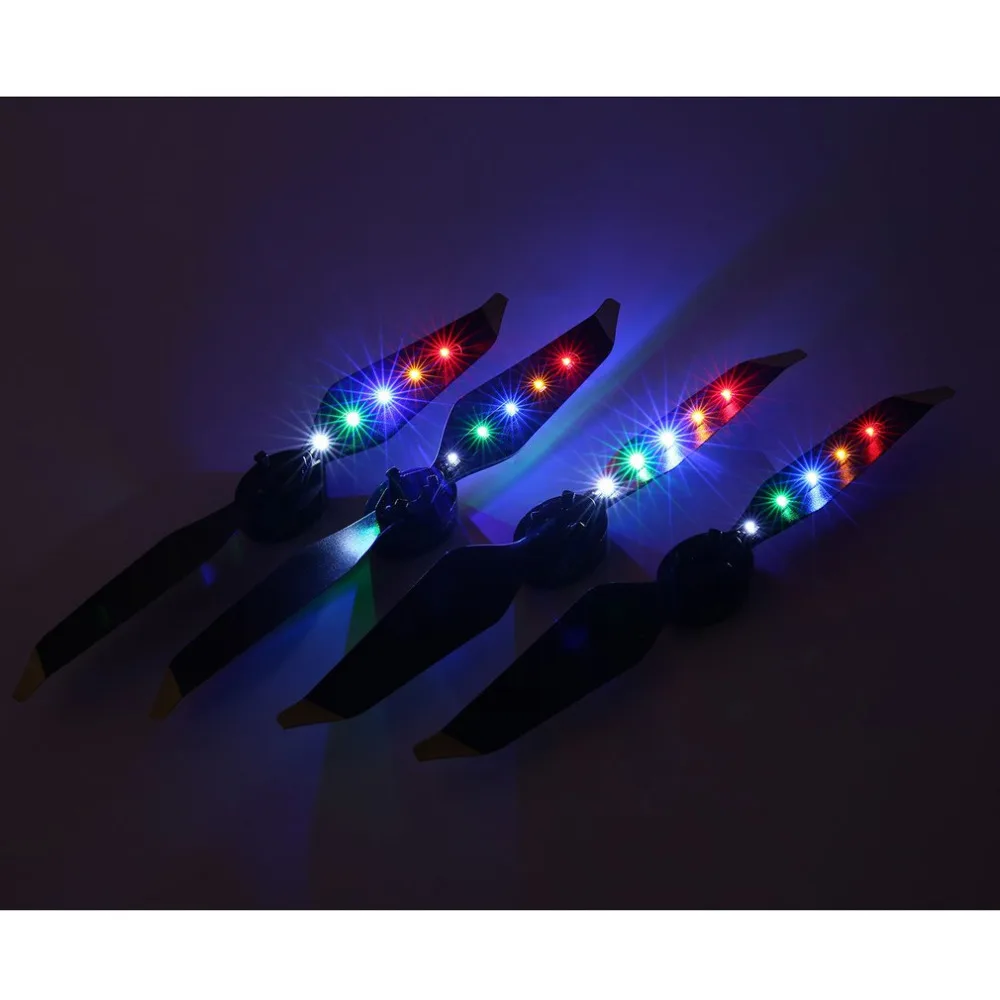 2 Pairs LED Flash Light Propellers for DJI Mavic Pro Platinum FPV Drone Rechargeable Battery Quick Release CW CCW Props
2 Pairs LED Flash Light Propellers for DJI Mavic Pro Platinum FPV Drone Rechargeable Battery Quick Release CW CCW Props