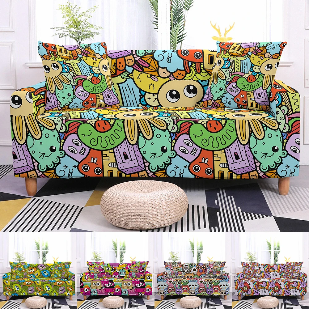 Cartoon Sofa Cover Animal Elastic Sofa Slipcover For Living Room Anti-dust Stretch Couch Covers All-inclusive Sofa Protector
Cartoon Sofa Cover Animal Elastic Sofa Slipcover For Living Room Anti-dust Stretch Couch Covers All-inclusive Sofa Protector