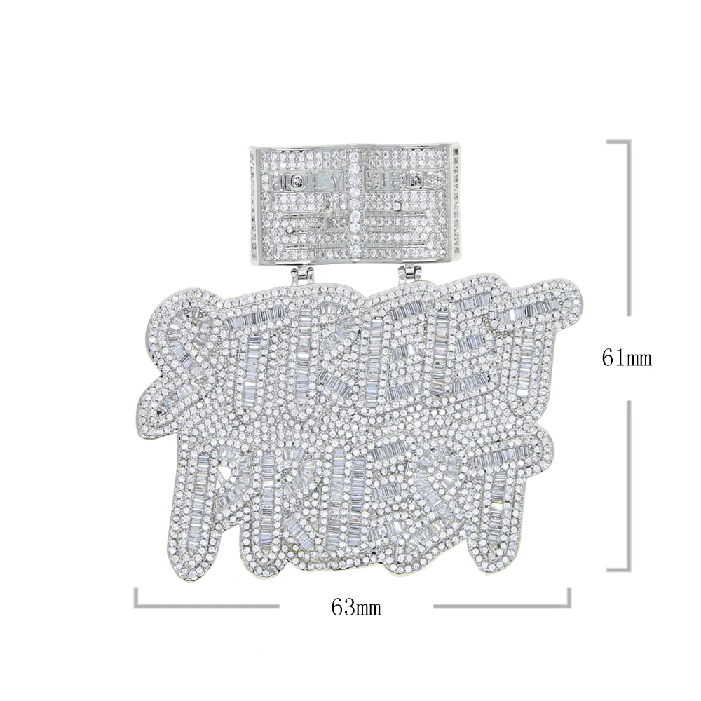 Iced out 60mm big Letter Street Pkiest Pendant with Full Cubic Zircon Stones Paved Hip Hop Punk Necklace Jewelry Wholesale
Iced out 60mm big Letter Street Pkiest Pendant with Full Cubic Zircon Stones Paved Hip Hop Punk Necklace Jewelry Wholesale