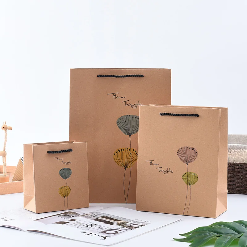 Calf Kraft Paper Tote Bag Cartoon Gift Bag Clothing Shopping Jewelry Brown Paper Bags With Hand Product Packaging Bagslest
Calf Kraft Paper Tote Bag Cartoon Gift Bag Clothing Shopping Jewelry Brown Paper Bags With Hand Product Packaging Bagslest