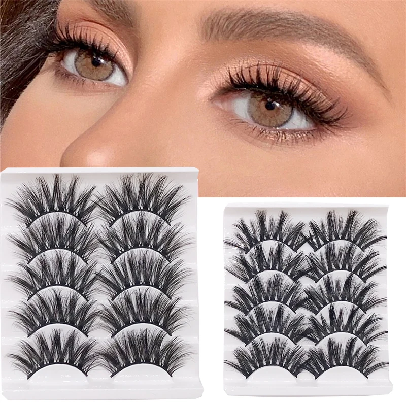 5Pair Black Extra Long Thick Wispies Fluffy False Eyelashes New Eye Lash Extension Beauty Faux Mink Hair 3D Multilayers Fashion
5Pair Black Extra Long Thick Wispies Fluffy False Eyelashes New Eye Lash Extension Beauty Faux Mink Hair 3D Multilayers Fashion
