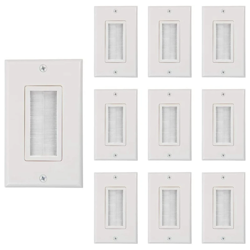 HOT Brush Wall Plate,Decora Style, Cable Pass Through Insert For Wires, Single Gang Cable Access Strap,Wall Socke
HOT Brush Wall Plate,Decora Style, Cable Pass Through Insert For Wires, Single Gang Cable Access Strap,Wall Socke
