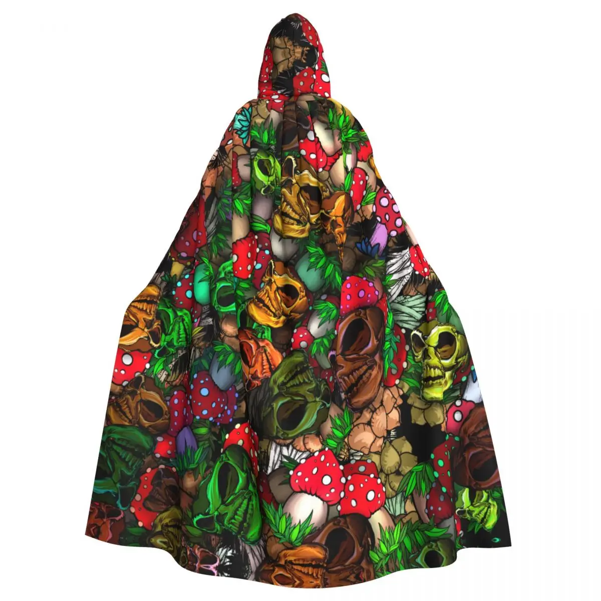 Unisex Adult Colorful Skulls And Mushrooms Cloak with Hood Long Witch Costume Cosplay
Unisex Adult Colorful Skulls And Mushrooms Cloak with Hood Long Witch Costume Cosplay