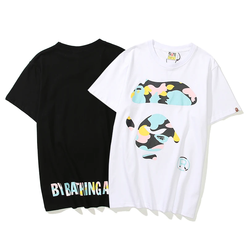 Модная хлопковая футболка BAPE с коротким рукавом в японском стиле, коллекция 2022 года, высококачественная повседневная футболка с коротким р...
Модная хлопковая футболка BAPE с коротким рукавом в японском стиле, коллекция 2022 года, высококачественная повседневная футболка с коротким р...