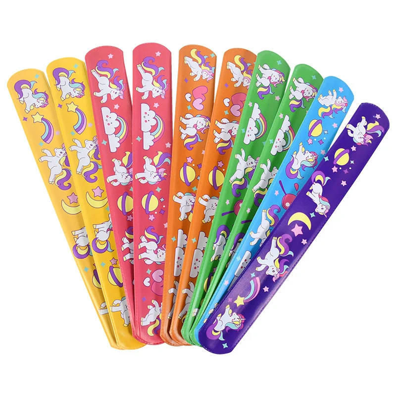 5/10pcs Rainbow Unicorn Slap Bracelets Mermaid Dinosaur 1st Birthday Party Decoration Wristband Christmas Kids Unicorn Gifts Toy
5/10pcs Rainbow Unicorn Slap Bracelets Mermaid Dinosaur 1st Birthday Party Decoration Wristband Christmas Kids Unicorn Gifts Toy