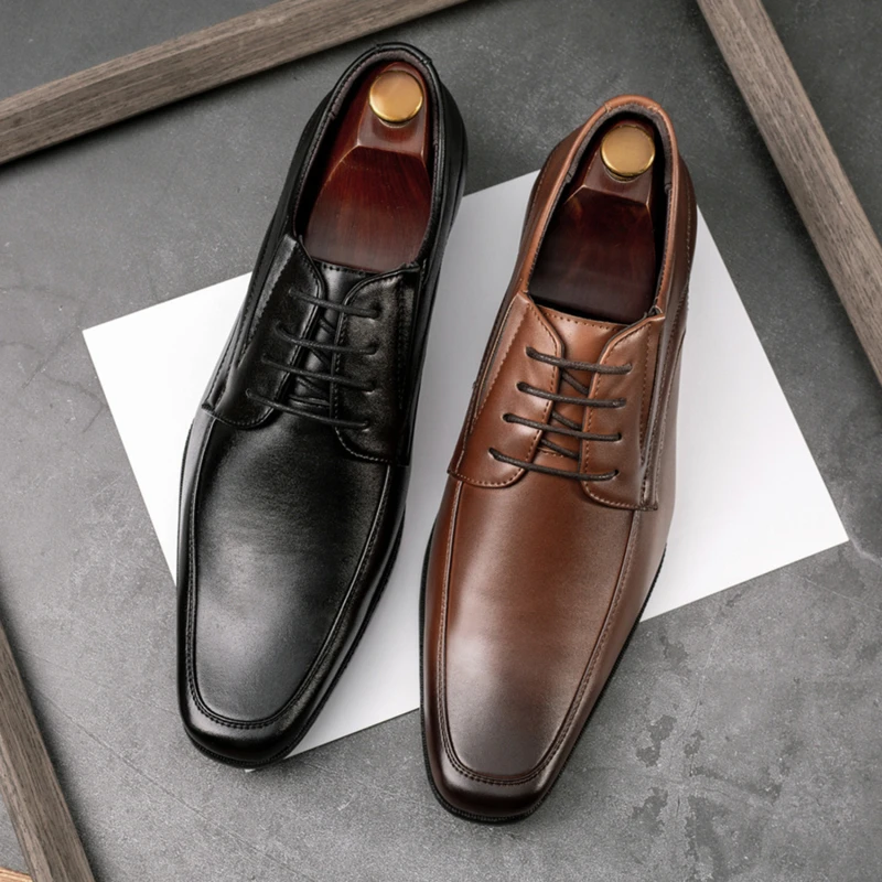 Men's Dress Shoes Square Toe Gentlemen Leather Shoes Trendy Business Style Slip On Fashion Men Shoes 2022 new
Men's Dress Shoes Square Toe Gentlemen Leather Shoes Trendy Business Style Slip On Fashion Men Shoes 2022 new