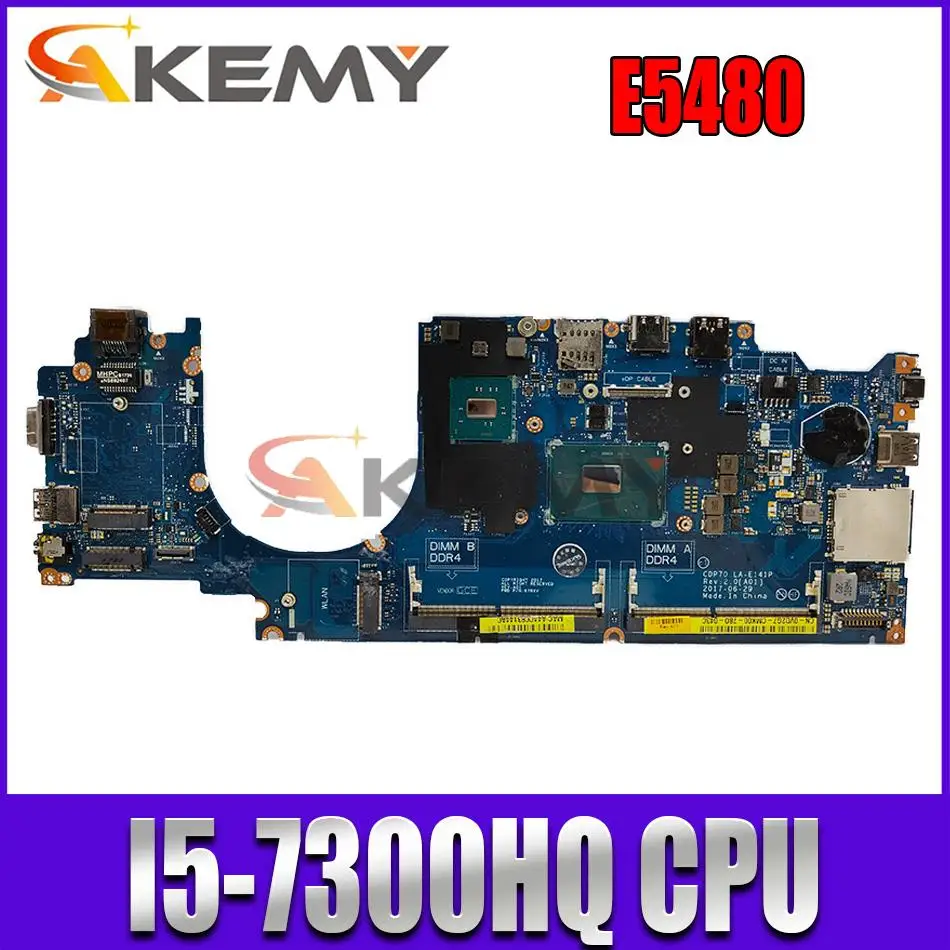 NEW CDP70 LA-E141P i5-7300HQ FOR DELL Latitude 14 5480 E5480 Laptop Notebook Motherboard CN-04TXJG 4TXJG Mainboard 100%tested
NEW CDP70 LA-E141P i5-7300HQ FOR DELL Latitude 14 5480 E5480 Laptop Notebook Motherboard CN-04TXJG 4TXJG Mainboard 100%tested