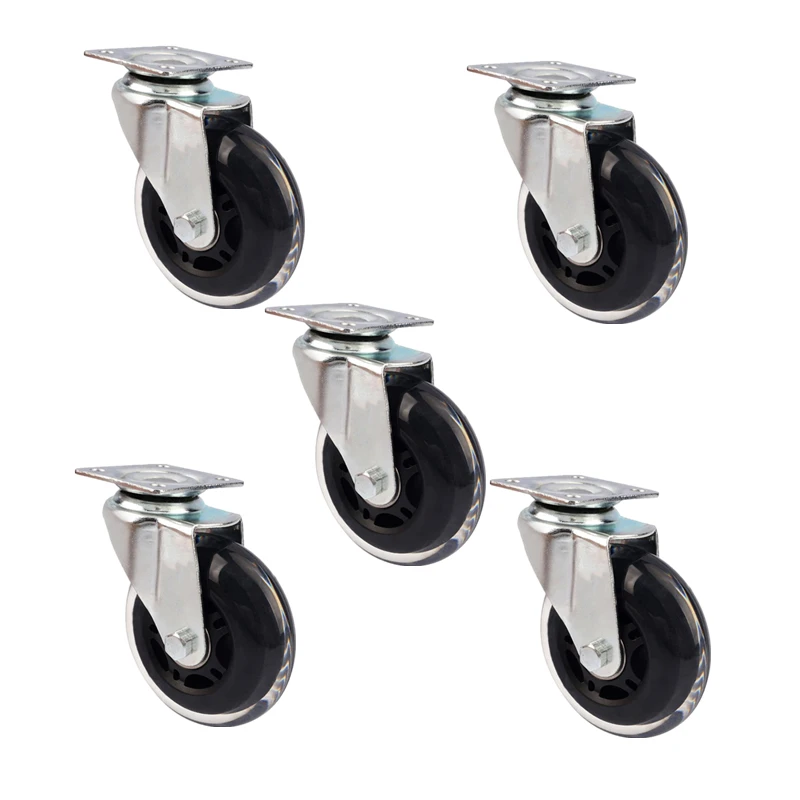 5 Pcs/Lot Caster Manufacturer Recommends High Quality 3-inch Pu Universal Polyurethane Transparent Furniture Office
5 Pcs/Lot Caster Manufacturer Recommends High Quality 3-inch Pu Universal Polyurethane Transparent Furniture Office