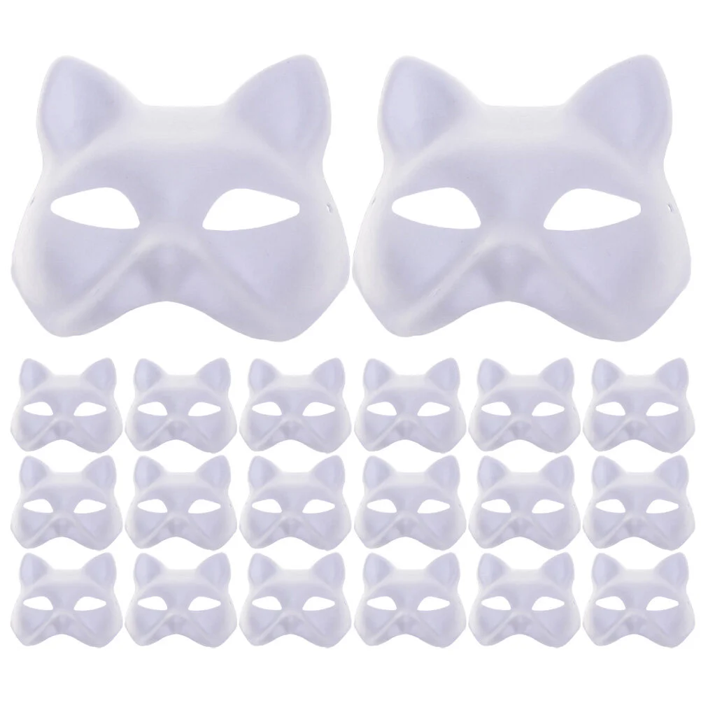 Fox DIY Masks Prom Decor Party Decor Blank Women Halloween White Cat 
Fox DIY Masks Prom Decor Party Decor Blank Women Halloween White Cat