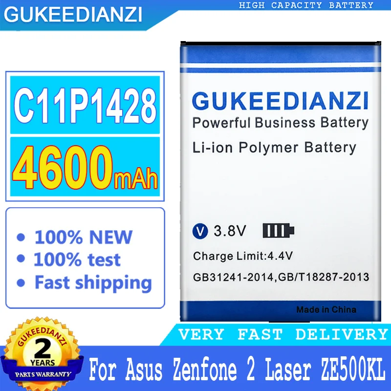 Bateria 4600mAh High Capacity Battery C11P1428 For Asus Zenfone 2 Zenfone2 Laser ZE500KL ZE500KG Zenfone 2 Laser 5" Z00ED
Bateria 4600mAh High Capacity Battery C11P1428 For Asus Zenfone 2 Zenfone2 Laser ZE500KL ZE500KG Zenfone 2 Laser 5" Z00ED