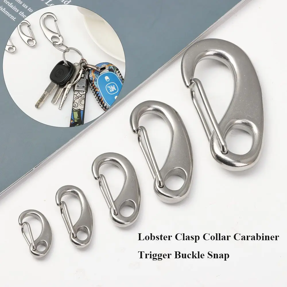 

Metal Bags Strap Buckles Lobster Clasp Collar Carabiner Trigger Buckle Snap Hook DIY KeyChain Bag Part Accessories