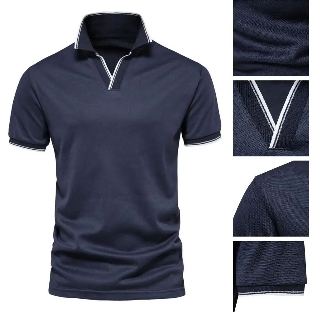 Business Terrific Casual Men Shirt All Match Men Polo Shirt Pure Colors for Dating
Business Terrific Casual Men Shirt All Match Men Polo Shirt Pure Colors for Dating