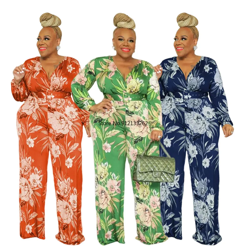 Autumn Spring African Women Long Sleeve V-neck Polyester Printing Long Jumpsuit African Clothes for Women XL-5XL Africa Jumpsuit
Autumn Spring African Women Long Sleeve V-neck Polyester Printing Long Jumpsuit African Clothes for Women XL-5XL Africa Jumpsuit