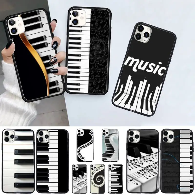 Music piano keyboard Phone Case For iPhone 13 Pro Max 12 Mini 11 SE 2020 6 6S 7 8 Plus XS X XR Black Luxury Soft Silicone Cover
Music piano keyboard Phone Case For iPhone 13 Pro Max 12 Mini 11 SE 2020 6 6S 7 8 Plus XS X XR Black Luxury Soft Silicone Cover