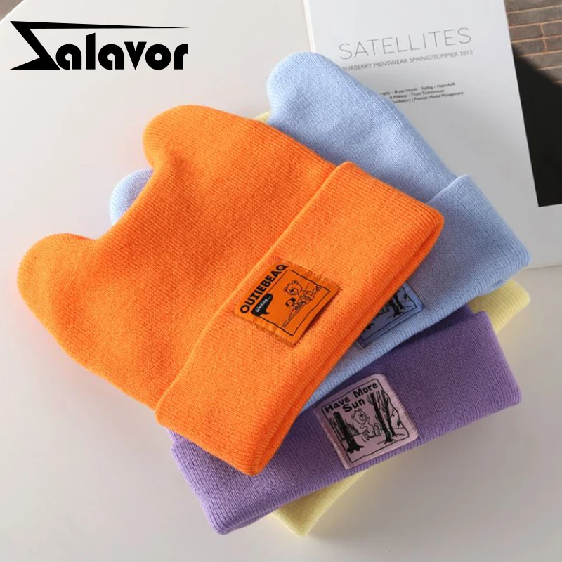 ZALAVOR Women Winter Caps New Fashion Cartoon Knitted Hats For Men Warm Beanie Hat Sports Brimless Fur Bonnet Couple Caps
ZALAVOR Women Winter Caps New Fashion Cartoon Knitted Hats For Men Warm Beanie Hat Sports Brimless Fur Bonnet Couple Caps