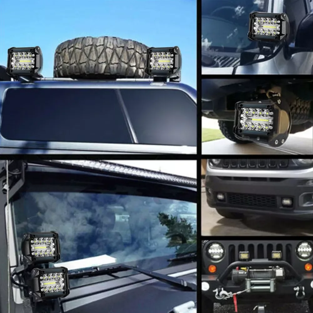 1pc 60W LED Work Light Bar Spot Beam Light Combo Pods Offroad Fog Lamp SUV ATV UTV Car Light Replacement Car Accessories
1pc 60W LED Work Light Bar Spot Beam Light Combo Pods Offroad Fog Lamp SUV ATV UTV Car Light Replacement Car Accessories