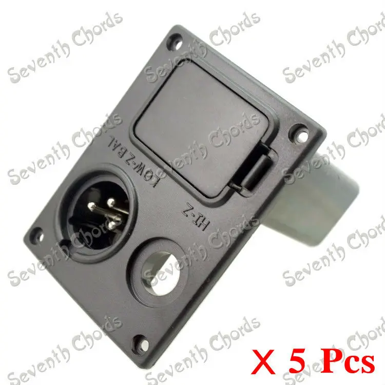 5 Pcs Acoustic Guitar Equalizer EQ 9V Battery Boxs/Holder/Case/Compartment Cover/Jack Box With XLR connector Plug
5 Pcs Acoustic Guitar Equalizer EQ 9V Battery Boxs/Holder/Case/Compartment Cover/Jack Box With XLR connector Plug