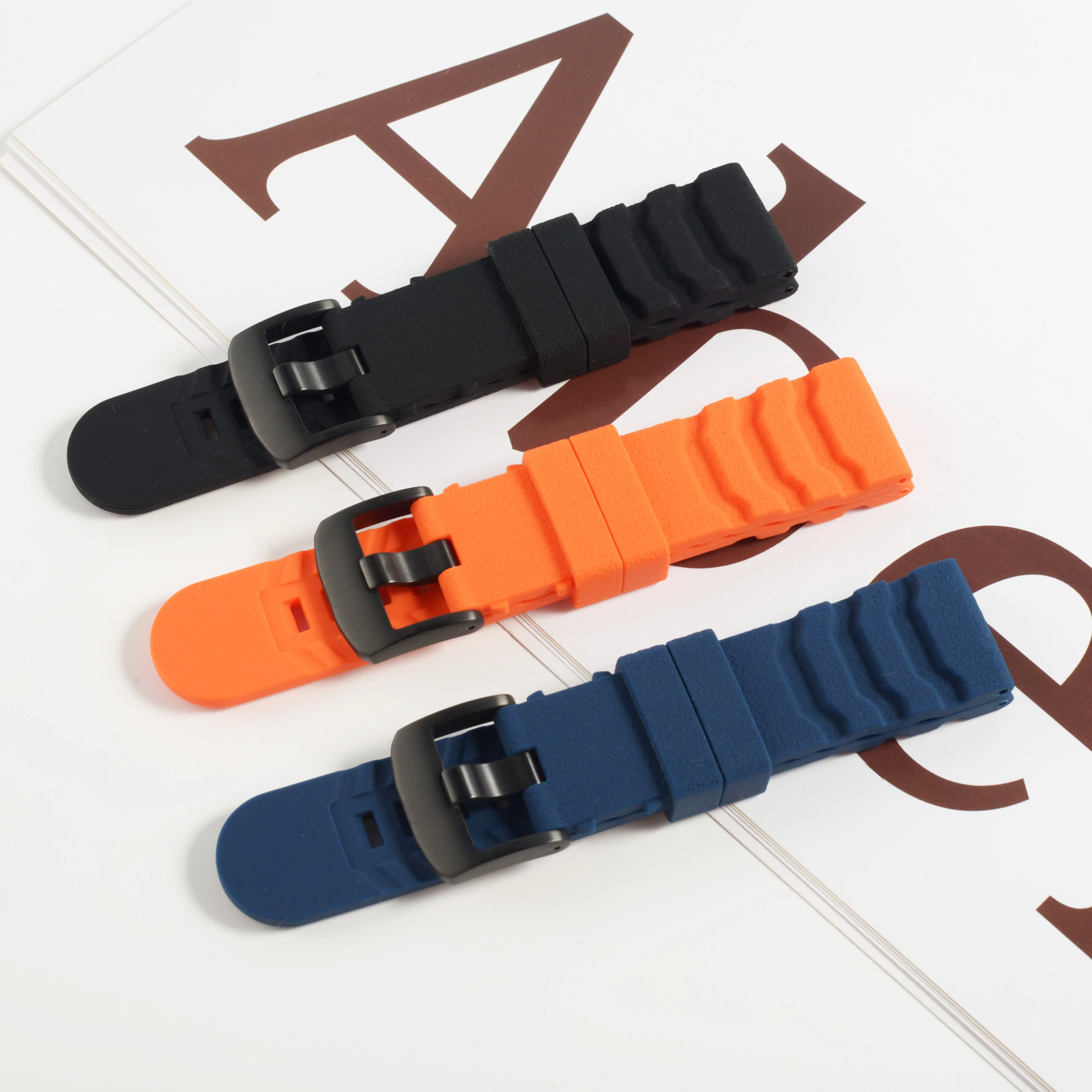 24mm Black Orange Rubber Watch Band for fit Luminox Silicone Strap 3749/3141 Watch Strap for Casio PRG-600/650Y 5571 PRW-6600
24mm Black Orange Rubber Watch Band for fit Luminox Silicone Strap 3749/3141 Watch Strap for Casio PRG-600/650Y 5571 PRW-6600