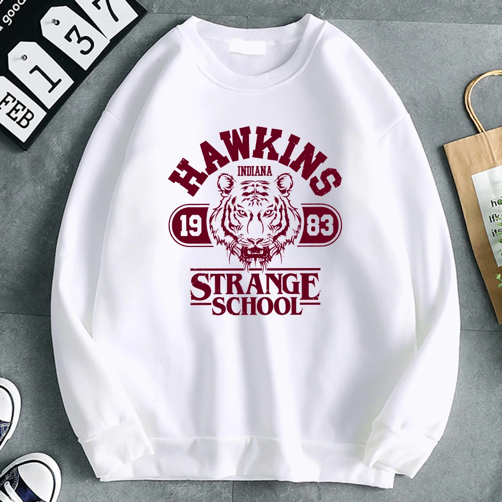Hawkins 1983 Strange School T-Shirt Mens Hoody Fashion Loose Pullover Hoody Warm Fleece Hoodie Hip Hop Pullover Mans Clothes
Hawkins 1983 Strange School T-Shirt Mens Hoody Fashion Loose Pullover Hoody Warm Fleece Hoodie Hip Hop Pullover Mans Clothes