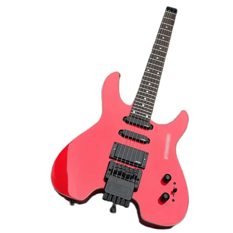 Headless Electric Guitar Red Colors 6 Strings Steinberger Shaped Portable Metal MusicTravel Accept Custom Any Style 
Headless Electric Guitar Red Colors 6 Strings Steinberger Shaped Portable Metal MusicTravel Accept Custom Any Style
