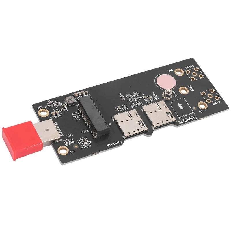 For NGFF M.2 Key B To USB 3.0 Adapter Riser Card With Dual NANO SIM Card Slot For Connector For WWAN/LTE Module
For NGFF M.2 Key B To USB 3.0 Adapter Riser Card With Dual NANO SIM Card Slot For Connector For WWAN/LTE Module