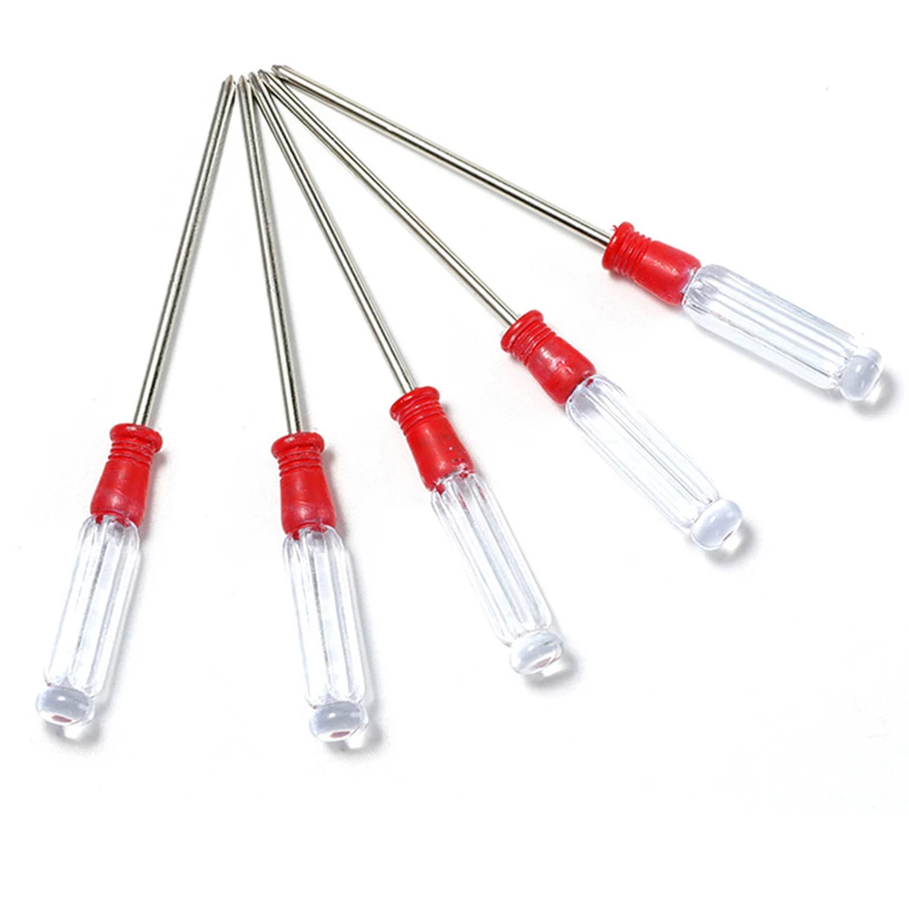 5 Pcs Magnetic Screwdriver Small Slotted Cross 3mm Head 130mm Length Plastic Handle For Screws Remover Hand Manual Tools
5 Pcs Magnetic Screwdriver Small Slotted Cross 3mm Head 130mm Length Plastic Handle For Screws Remover Hand Manual Tools