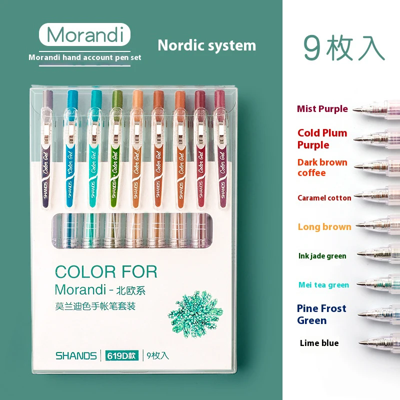 Borrence блестящая гелевая ручка Morandi
Borrence блестящая гелевая ручка Morandi