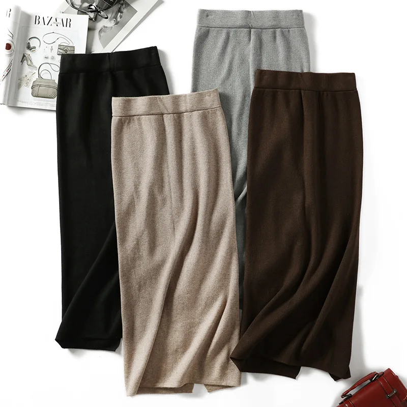 knee-length autumn winter women mink cashmere pencil skirt female thick midi sweater skirt sexy split back bodycon skirt
knee-length autumn winter women mink cashmere pencil skirt female thick midi sweater skirt sexy split back bodycon skirt