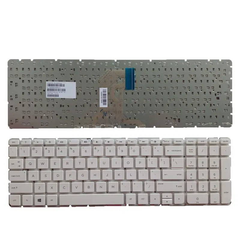 

New For HP15-AC 15-AF 15-AY 250 255 G4 ac068tx Keyboard US English Teclado White