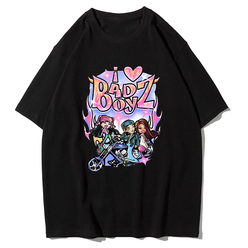 Bratz T Shirts Women Oversized T-shirt Men Streetwear Black Casual 100% Cotton Short Sleeve Tshirt Aesthetic Harajuku Y2k Tops
Bratz T Shirts Women Oversized T-shirt Men Streetwear Black Casual 100% Cotton Short Sleeve Tshirt Aesthetic Harajuku Y2k Tops