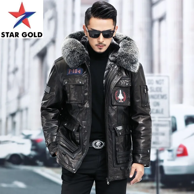 Men Thick Winter Warm Real Rabbit Fur Lining Overcoat Pockets Hoodie Genuine Leather Jacket Luxury Windbreaker Mid Hunting Coat
Men Thick Winter Warm Real Rabbit Fur Lining Overcoat Pockets Hoodie Genuine Leather Jacket Luxury Windbreaker Mid Hunting Coat