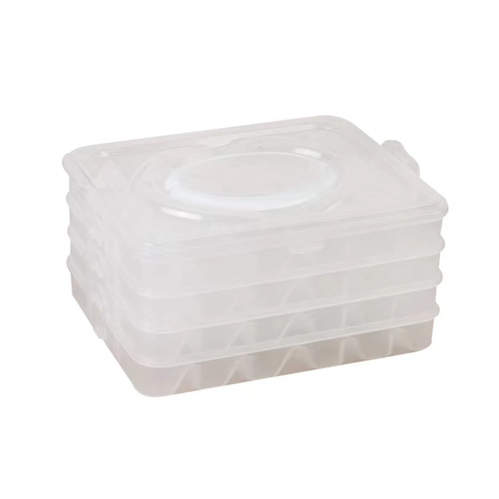Torage Box Multi-Level Quick-Frozen Dumpling Box Transparent Refrigerator Quick-Frozen Dumpling - Box 
Torage Box Multi-Level Quick-Frozen Dumpling Box Transparent Refrigerator Quick-Frozen Dumpling - Box