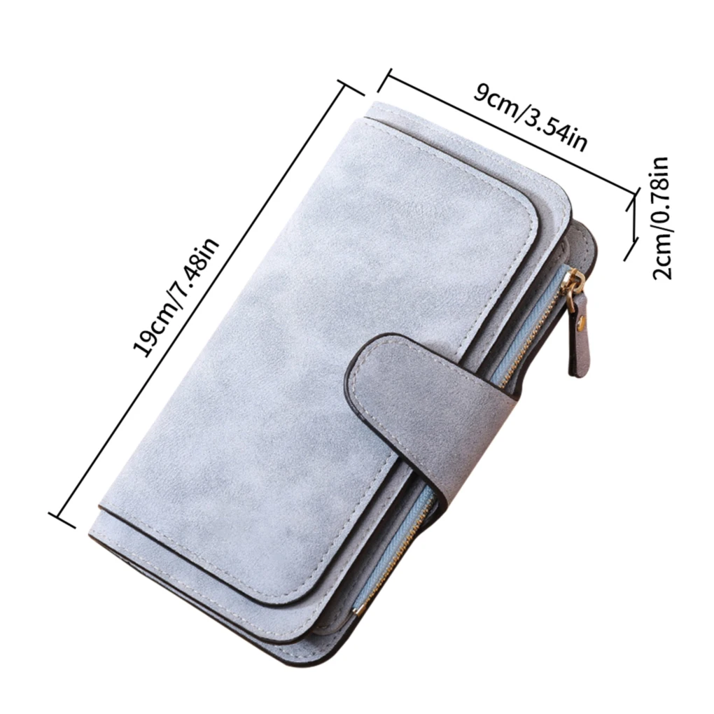 Кошелек женский длинный на молнии, портативный кожаный бумажник с застежкой-молнией и отделением для кредитных и дебетовых карт, коричнева... 
Кошелек женский длинный на молнии, портативный кожаный бумажник с застежкой-молнией и отделением для кредитных и дебетовых карт, коричнева...