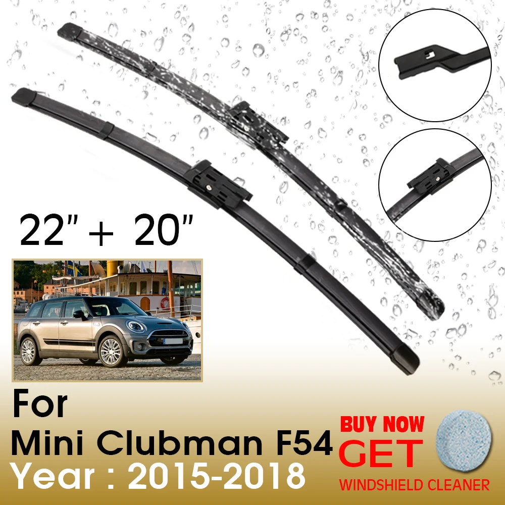 Car Wiper Blade For Mini Clubman F54 22"+20" 2015-2018 Front Window Washer Windscreen Windshield Wipers Blades Accessories
Car Wiper Blade For Mini Clubman F54 22"+20" 2015-2018 Front Window Washer Windscreen Windshield Wipers Blades Accessories