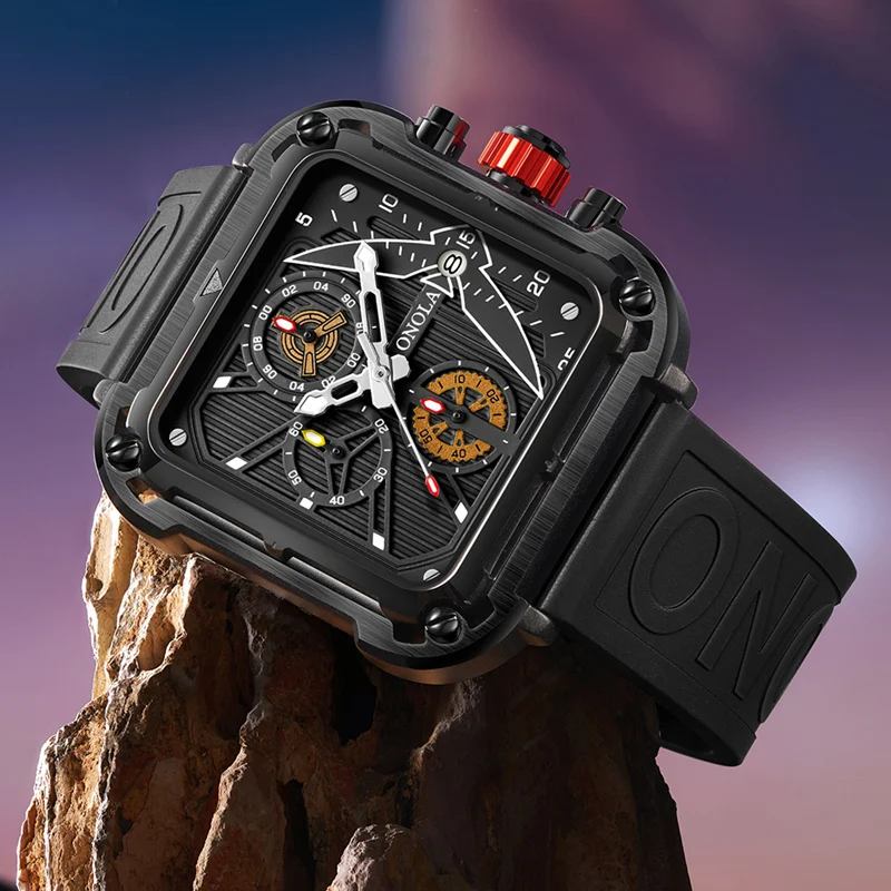 Fashion Men Watch Brand Unique Square Design Luxury Quartz Sports Tape Watches Men Waterproof
Fashion Men Watch Brand Unique Square Design Luxury Quartz Sports Tape Watches Men Waterproof