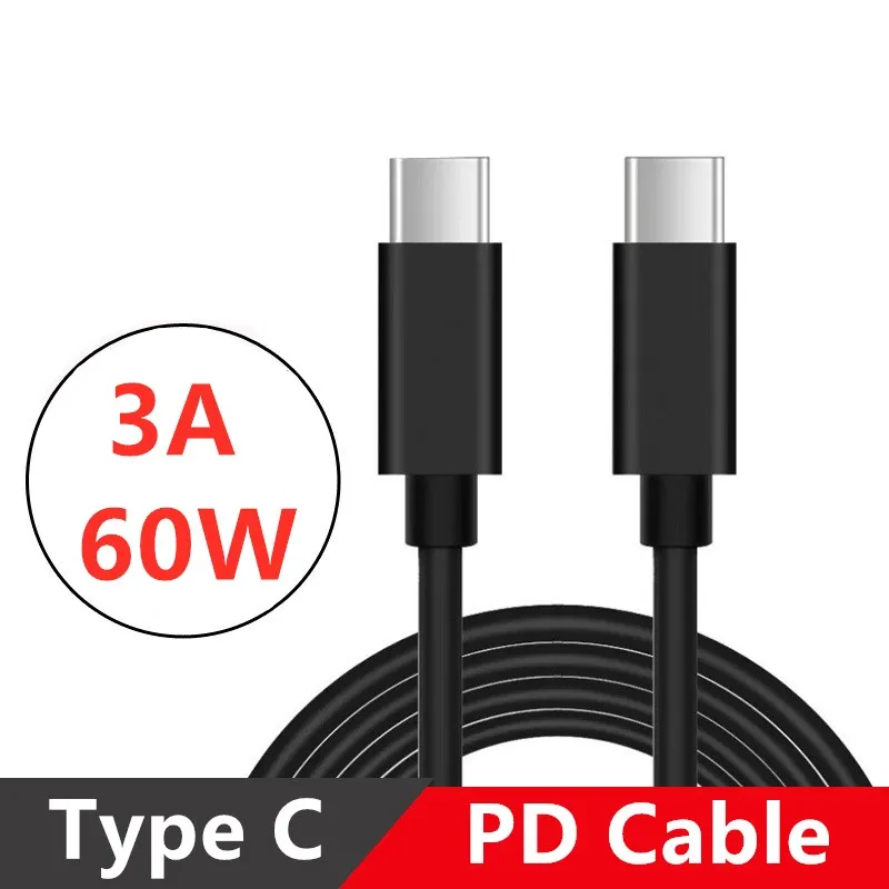 3A Type C To Type C Cable QC PD Fast Charging Cable For Android Computer USB-C Cord Quick Charging Cable 1m Data Cable
3A Type C To Type C Cable QC PD Fast Charging Cable For Android Computer USB-C Cord Quick Charging Cable 1m Data Cable