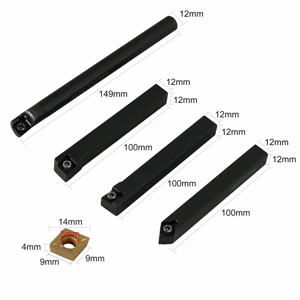 SCMCN1212H09 Lathe Turning Tool Boring Bar Carbide Insert Turning Tool Bar 12mm Shank Black Lathe Tool Holder Metal
SCMCN1212H09 Lathe Turning Tool Boring Bar Carbide Insert Turning Tool Bar 12mm Shank Black Lathe Tool Holder Metal