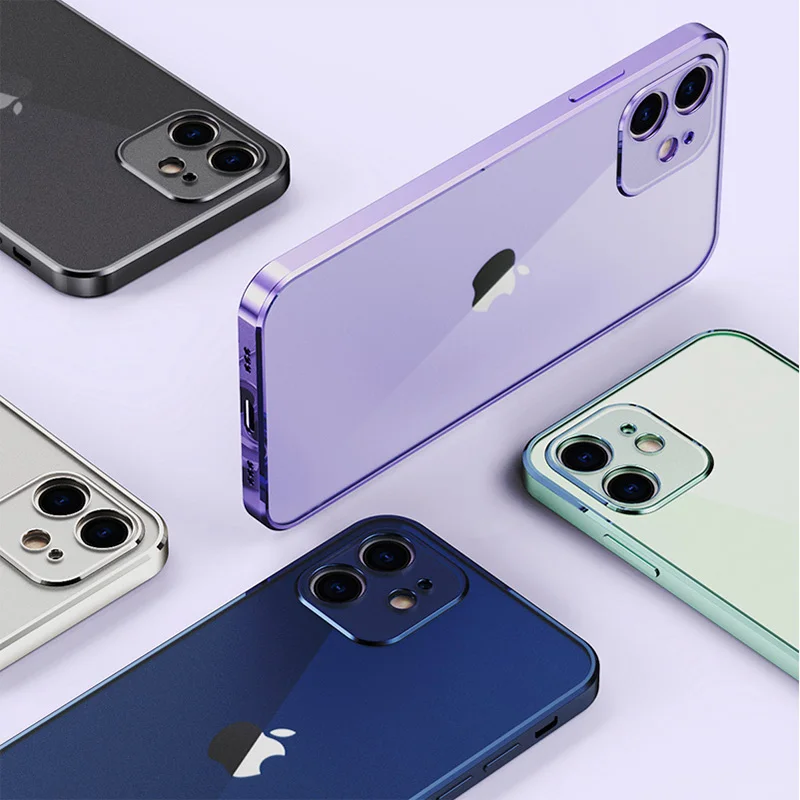 For iPhone 13 Shockproof Matte Gold Plating Thin Clear Case For iPhone 12 11 Pro Max XR X XS 7 8 Plus SE Mini Soft Silicon Cover
For iPhone 13 Shockproof Matte Gold Plating Thin Clear Case For iPhone 12 11 Pro Max XR X XS 7 8 Plus SE Mini Soft Silicon Cover