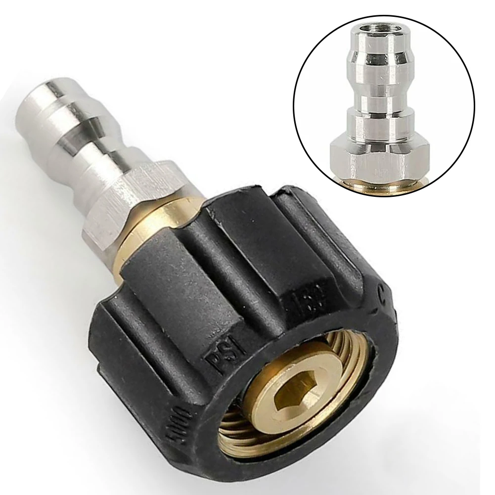 Adapter Quick Release Connector 1/4 Inch Durable Easy To Install High Quality New High Pressure Washers Tool Parts
Adapter Quick Release Connector 1/4 Inch Durable Easy To Install High Quality New High Pressure Washers Tool Parts