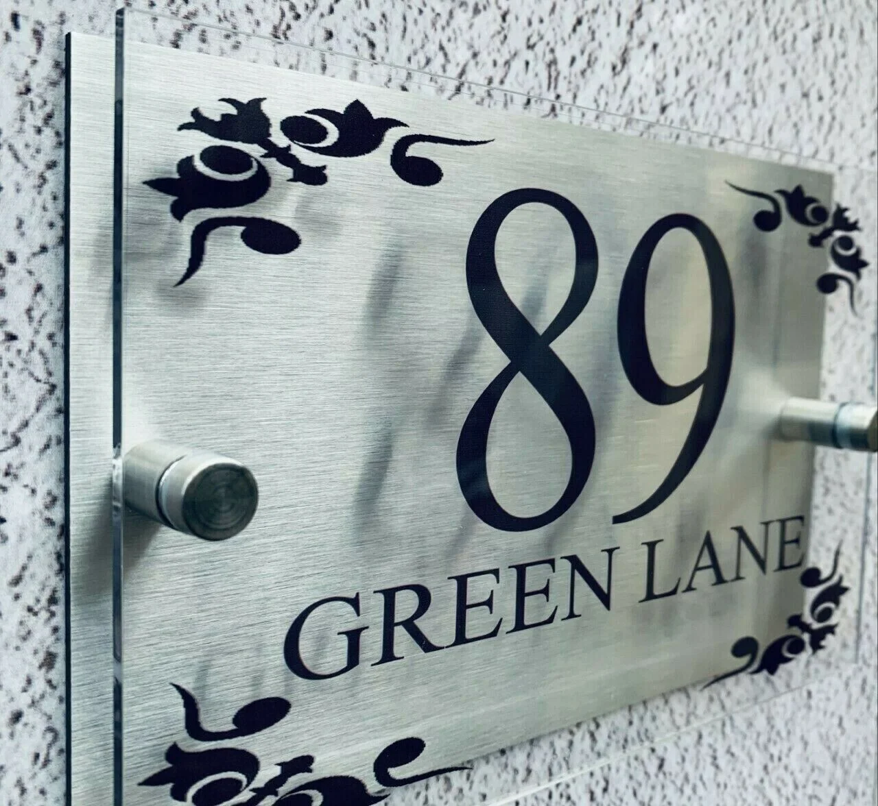 Номерная табличка для дома Акриловые дверные знаки, табличка с красивым дизайном на каждом углу
Номерная табличка для дома Акриловые дверные знаки, табличка с красивым дизайном на каждом углу