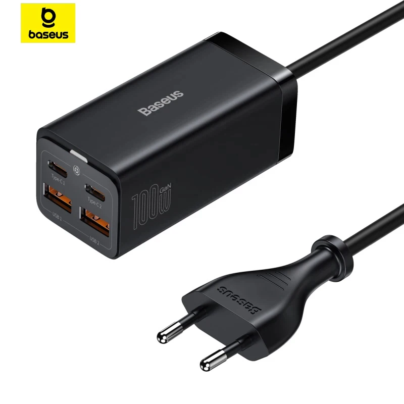 Baseus GaN 100W 65W Desktop Charger Quick Charge 4.0 QC 3.0PD USB-C Type C Quick Charge for MacBook Samsung iPhone Huawei Laptop
Baseus GaN 100W 65W Desktop Charger Quick Charge 4.0 QC 3.0PD USB-C Type C Quick Charge for MacBook Samsung iPhone Huawei Laptop