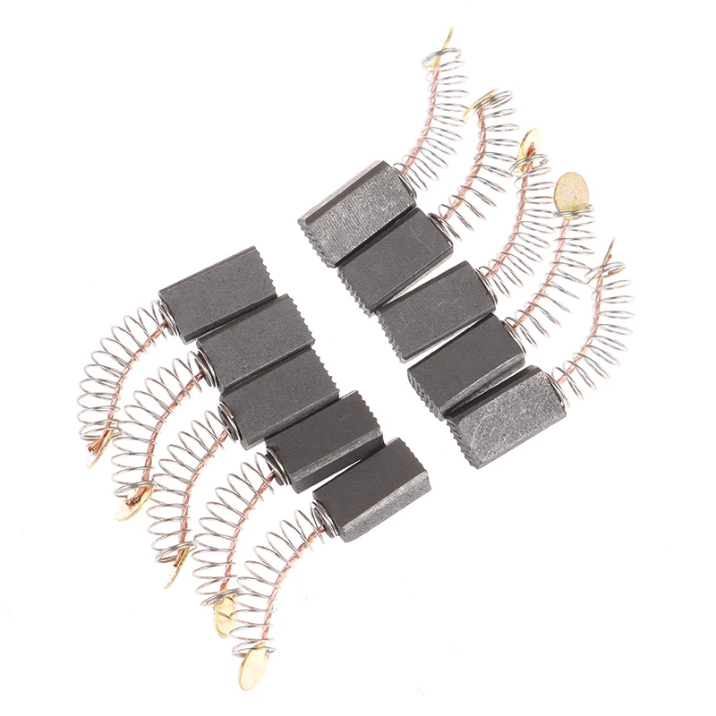 10Pcs Graphite Copper Motor Carbon Brushes Set Tight Copper Wire For Electric Hammer Angle Grinder Graphite Brush Replacement
10Pcs Graphite Copper Motor Carbon Brushes Set Tight Copper Wire For Electric Hammer Angle Grinder Graphite Brush Replacement