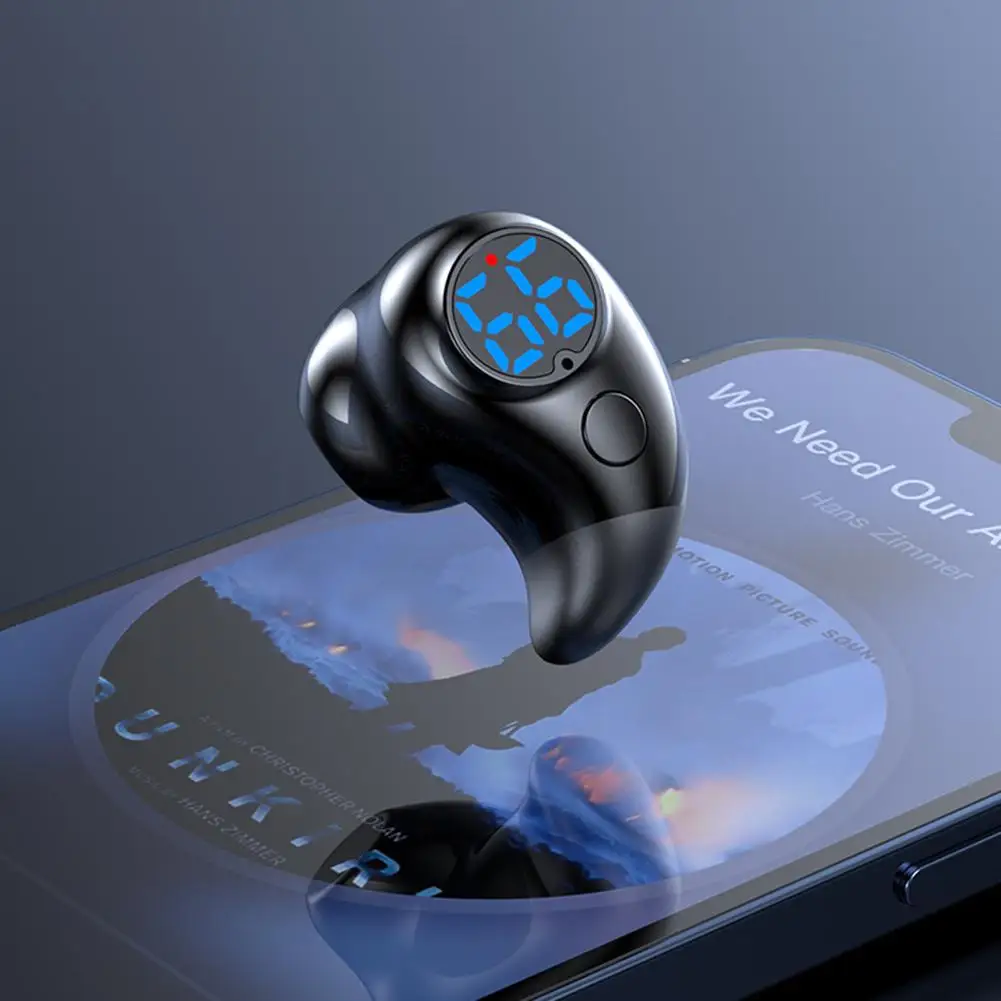 Digital Display V5.2 Bluetooth-compatible Headset Power Display Voice-activated Ultra-small Sports Earbuds Wireless Headphones
Digital Display V5.2 Bluetooth-compatible Headset Power Display Voice-activated Ultra-small Sports Earbuds Wireless Headphones