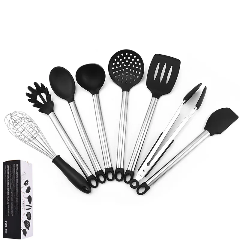 8Pcs Kitchenware High Temperature Resistance Non Stick Cooking Shovel And Spoon Kitchenware Set
8Pcs Kitchenware High Temperature Resistance Non Stick Cooking Shovel And Spoon Kitchenware Set