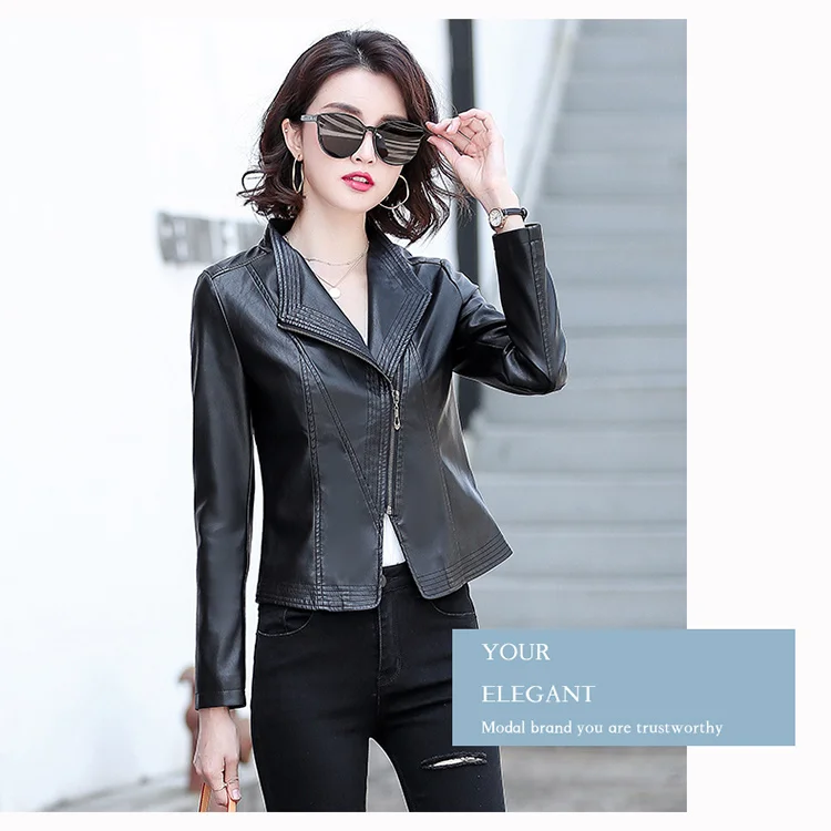 2023Leather jacket,Women's Leather Coat Sheepskin Lady's Jackets Short Slim Oversize Autumn Winter New Small Leather Jacket Roup
2023Leather jacket,Women's Leather Coat Sheepskin Lady's Jackets Short Slim Oversize Autumn Winter New Small Leather Jacket Roup